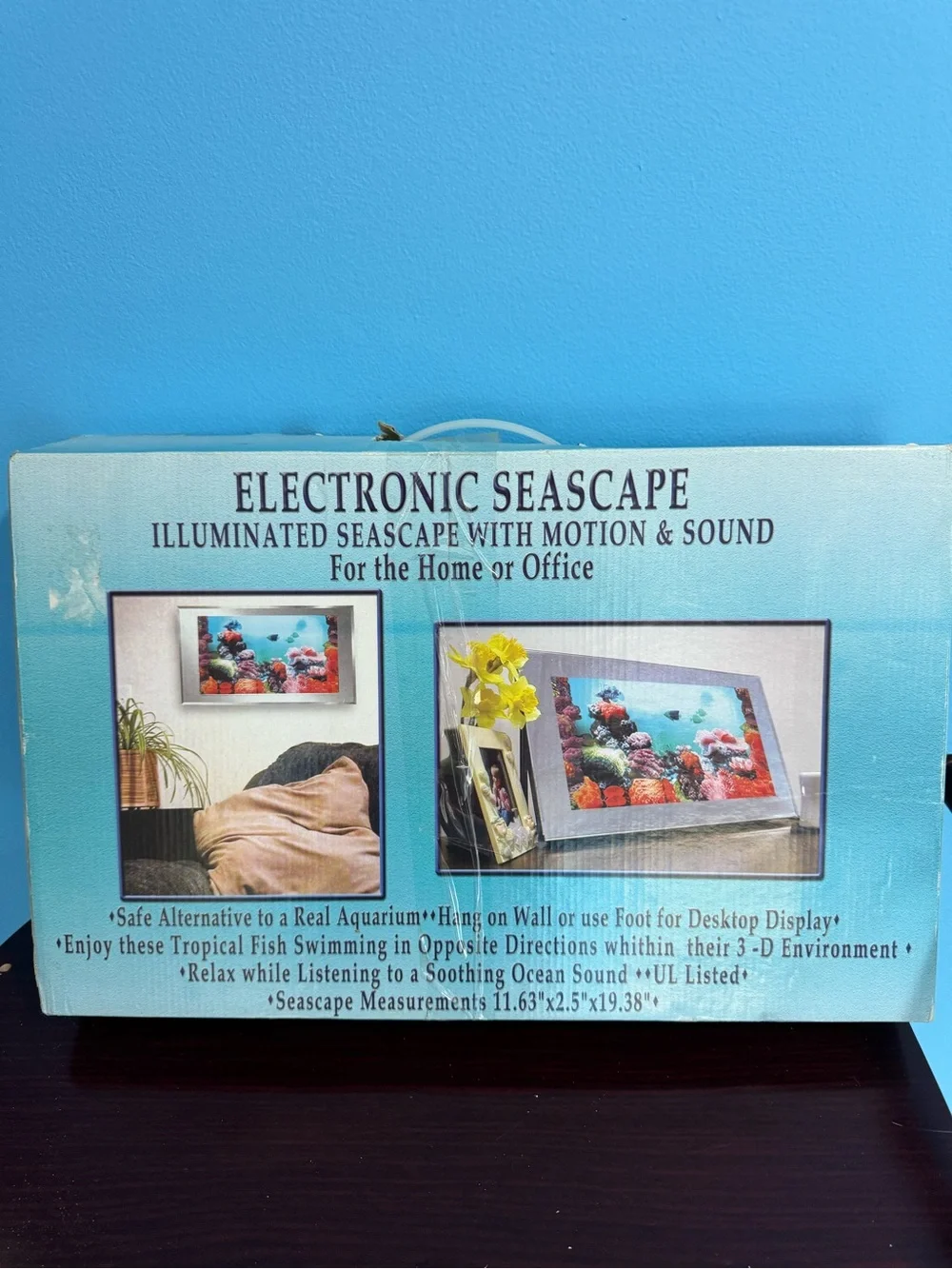 Visiontac Electronic Seascape Illuminated Seascape With Motion & Sound Tropical